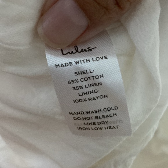 Lulu’s Mini Puff Sleeve Dress - Picture 9 of 9